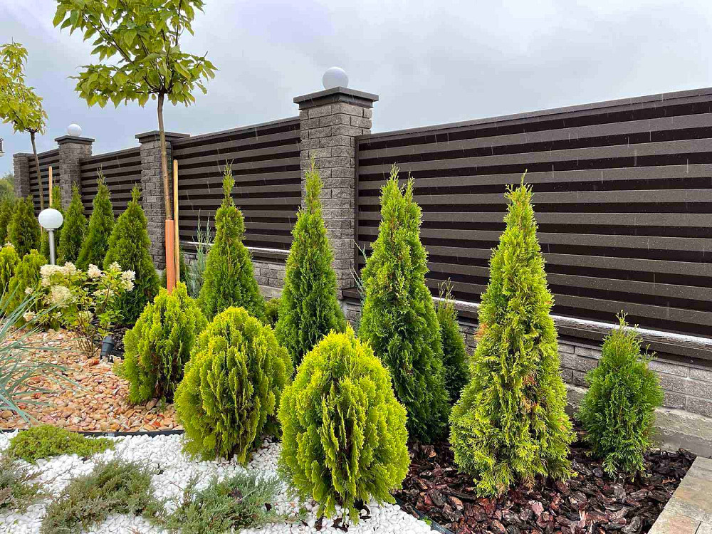 Металевий паркан Жалюзі. Монтаж Жалюзі Наша Хата ворота та паркани Сторожинець - зображення 2