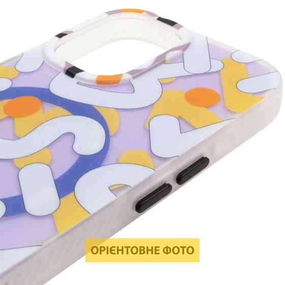 TPU чехол Pastel Chaos with Magnetic Fit для Apple iPhone 16 (6.1") Херсон