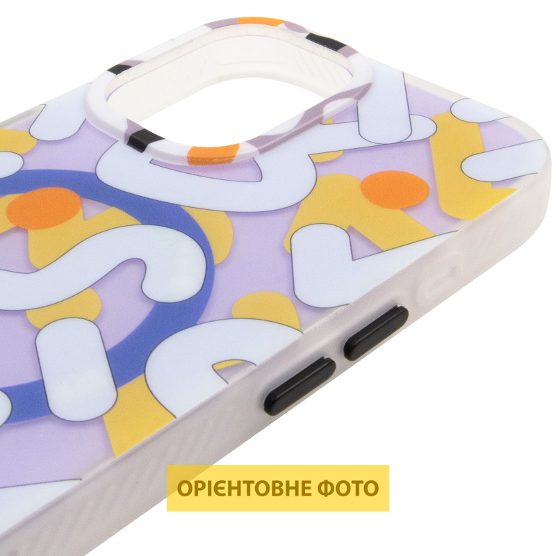 TPU чехол Pastel Chaos with Magnetic Fit для Apple iPhone 16 (6.1") Херсон - зображення 6
