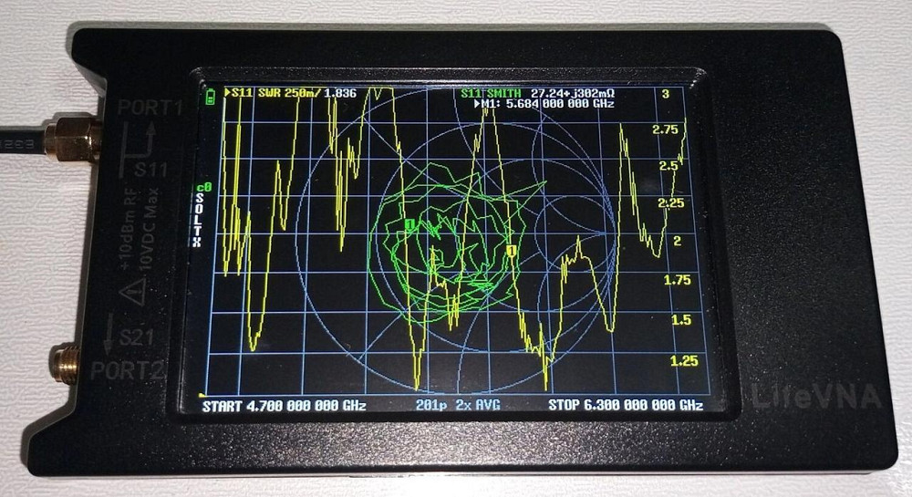 Антенна 1850-6050 МГц 6dBi, до 50 Вт, 30 см, N разъем. Смотрите графики КСВ, Днепр - изображение 8