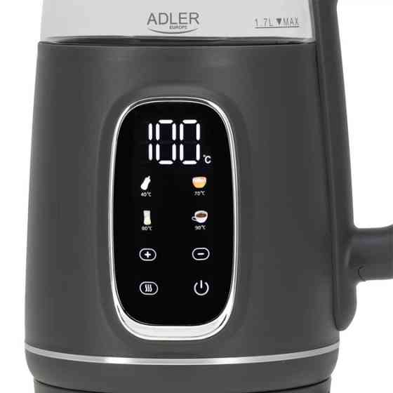 Электрочайник Adler AD 1305 grey silver 1.7 л серый Київ