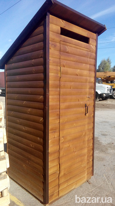 Деревянный туалет. Летняя душевая кабина. Дачный душ. Дачный туалет. Київ - зображення 5