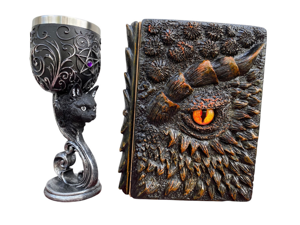 Подарочный набор Бокал 3 Кот и Блокнот 3 «Жар Сердца Дракона» Київ - зображення 3