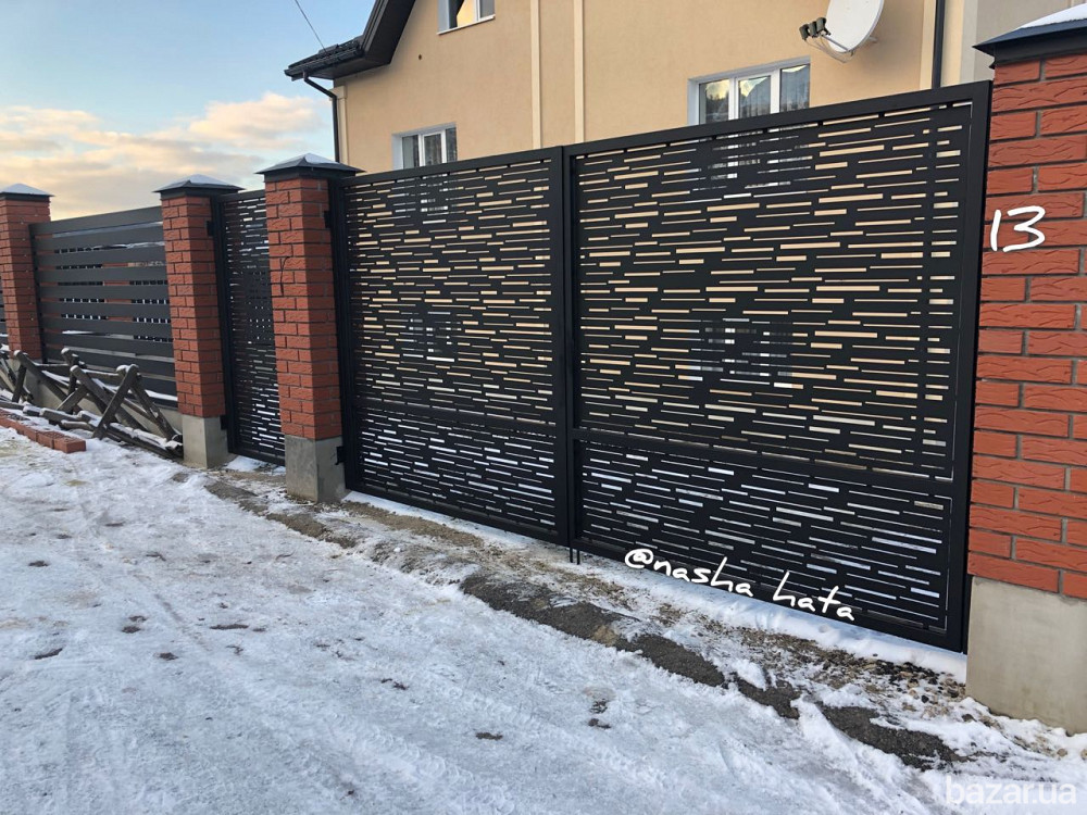 Ворота відкатні та розсувні.Огорожі та паркани.Паркан Жалюзі та Ранчо. Львів - зображення 2