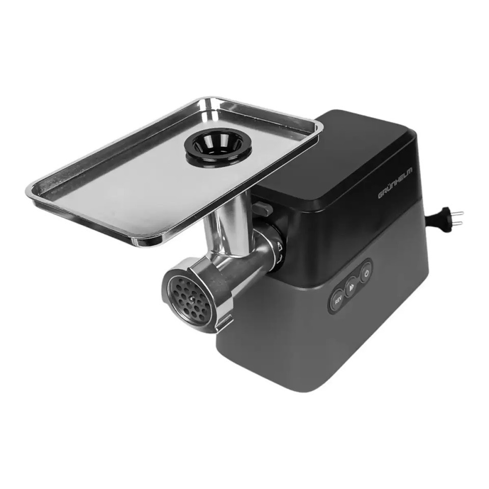 Мясорубка электрическая Grunhelm AMG2663APSJ 2600 Вт серебристая Київ - зображення 5