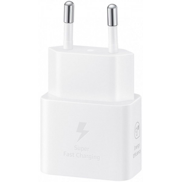 Мережевий зарядний пристрій Samsung 25W Travel Adapter + cable Type-C White (EP-T2510XWEGEU) (Код то Харьков - изображение 7