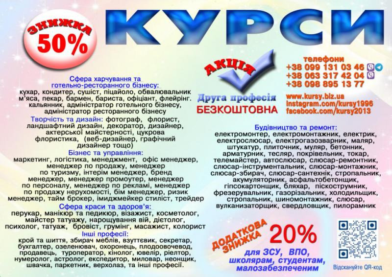 Отримай професію з майбутнім — курси зі знижкою до 70% Львов - изображение 1