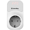 Реле напруги ColorWay (16A/3680W) 150V-210V/230V-280V DS1 White (CW-VR16-01D) Харків