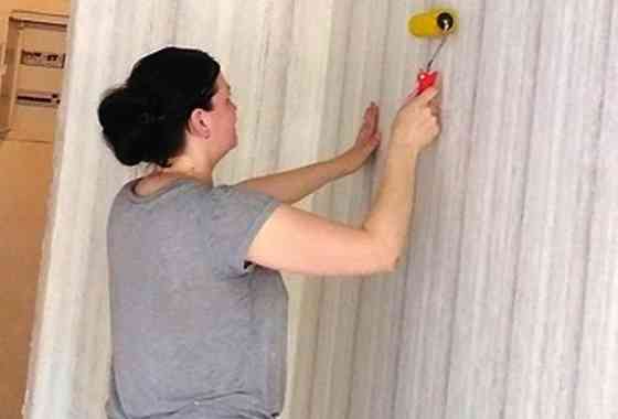 Поклейка обоев Шпаклевка стен Киев Київ