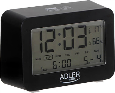 Термогигрометр Adler AD 1196 Black 15х17х23 см черный Київ - зображення 1