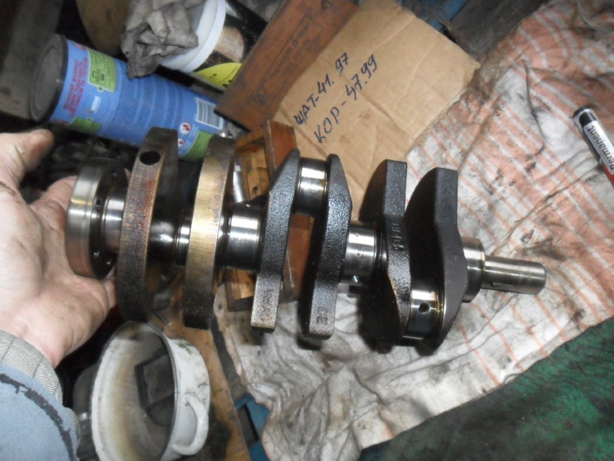 Колінвал Шкода Фабія 1.2., 12V, розмір стандарт, двигун AZQ, оригінал Винница - изображение 5