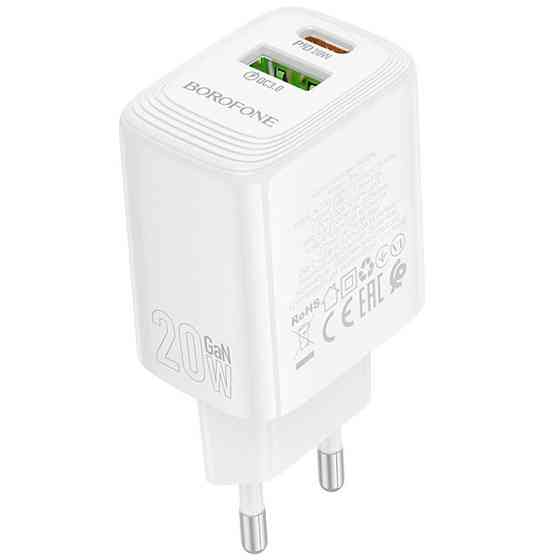 СЗУ Borofone BN27 Fuente PD20W+QC3.0 (1USB-A/1C) Херсон