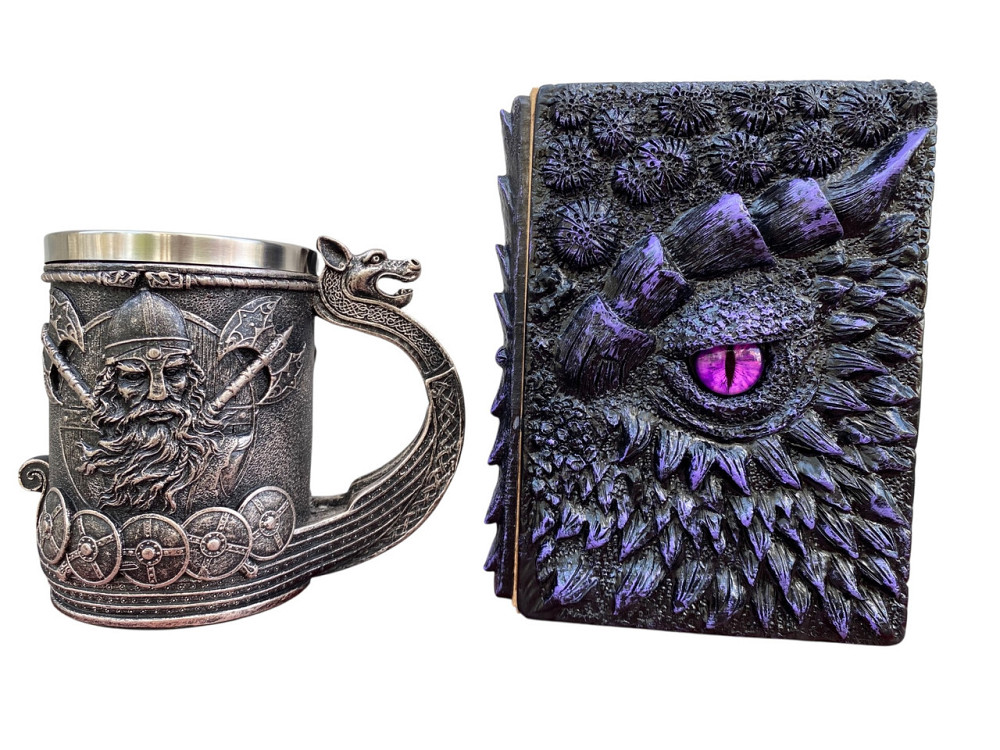 Подарочный набор Кружка 3D Корабль Викингов и Блокнот 3D «Око Иллюзий» Київ - зображення 1