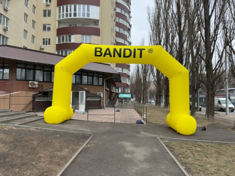 Надувная арка уличная реклама Надувной старт финиш Акции презентации Київ - зображення 7