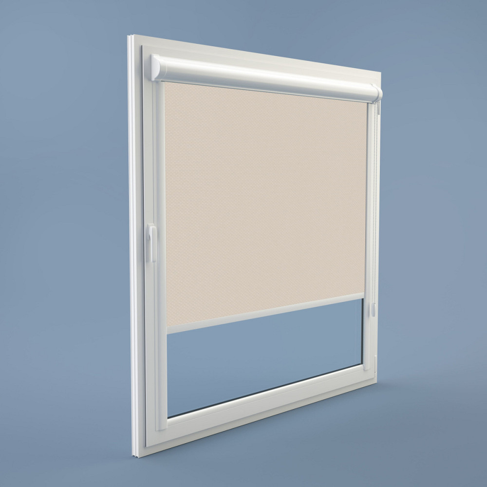 Рулонна штора Rolets Роял 2-813-725 72.5x170 см закритого типу Молочна Київ - зображення 1