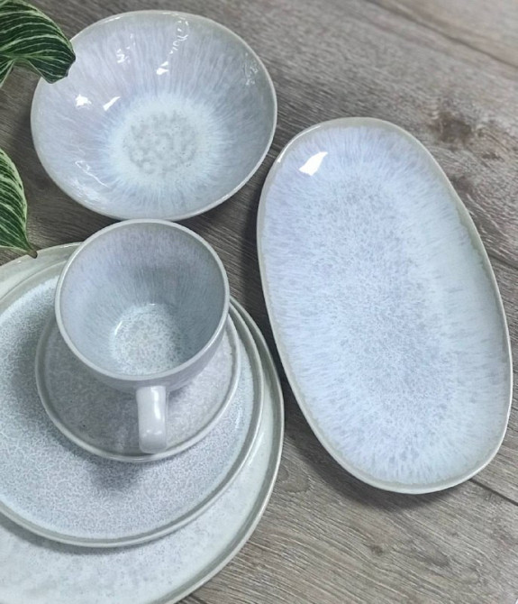 Блюдо Olens Уайт стоун JM-1977-W 27 см Київ - зображення 1