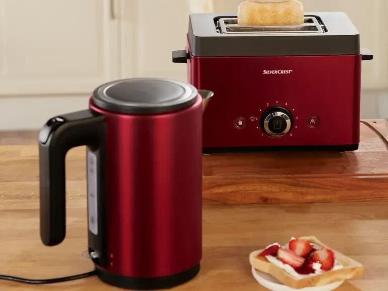 Електрочайник Silver Crest SWKT-2400-A1-red 1.7 л червоний Київ - зображення 1