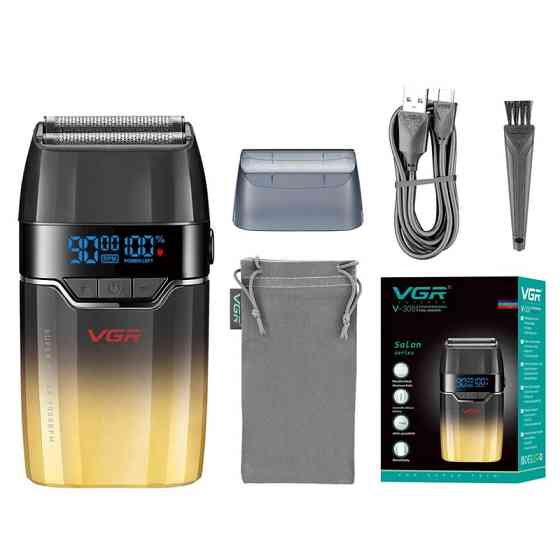 Электробритва VGR V-308 GOLD золотистая Київ