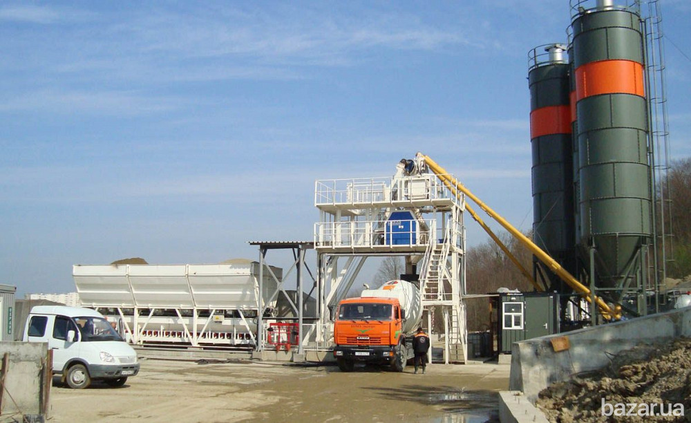 Стационарный бетонный завод MEKA 60W MB-60W Київ - зображення 1