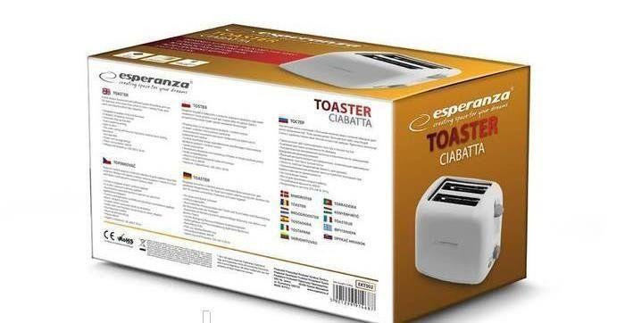 Тостер Сiabatta Esperanza EKT-002 Київ - зображення 3