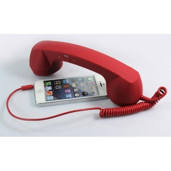 DM Ретро трубка High Quality Classic 3.5mm Mic Red Харків - зображення 2