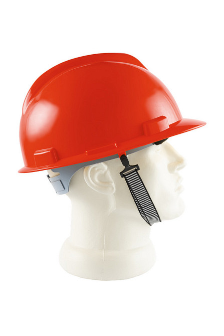 Каска защитная MASTERTOOL VELPE IV-I-440V-53-61 II-EN 397 красная 81-1007 Харків - зображення 4