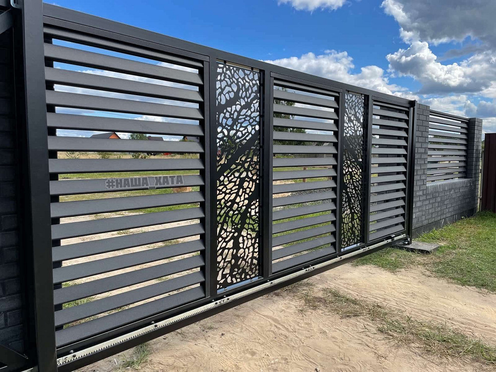 Відкатні ворота від виробника Наша Хата Херсон - зображення 10