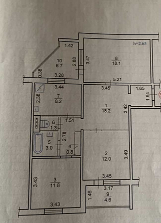 продажа 3-к квартира Киев, Дарницкий, 80000 $ Київ - зображення 3