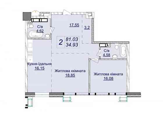 продажа 2-к квартира Киев, Печерский, 283500 $ Київ