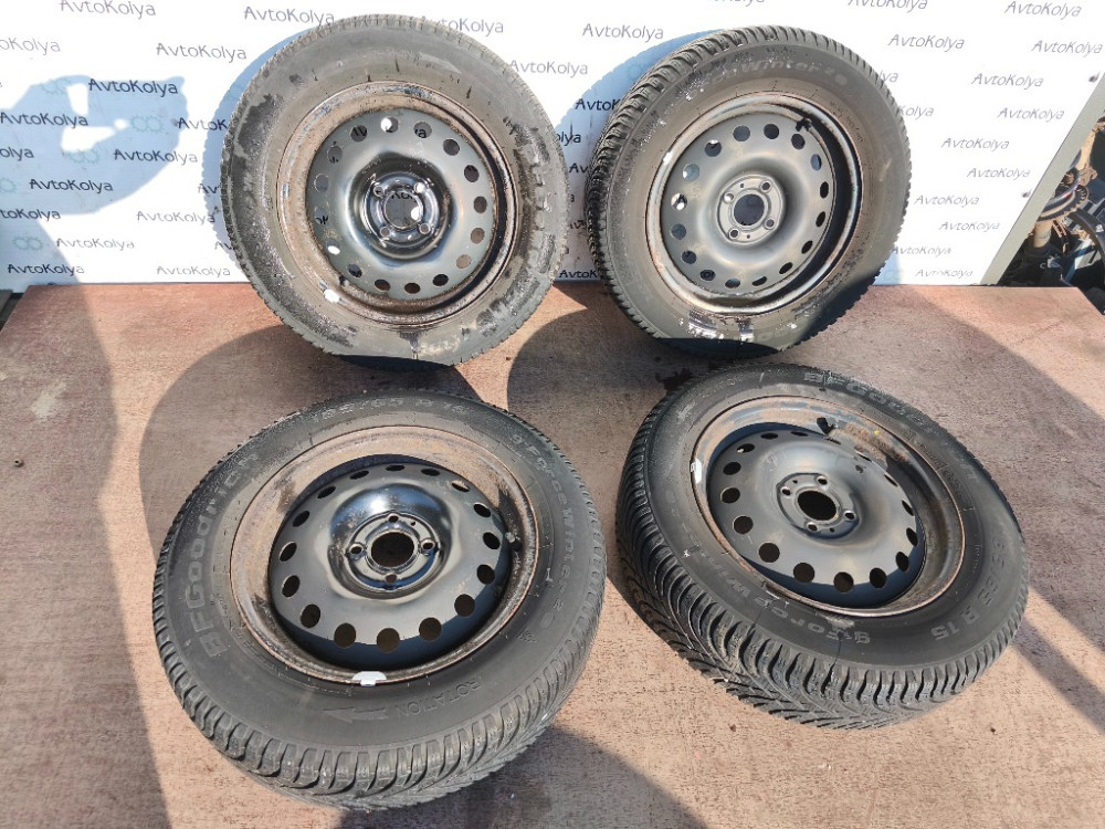 Колеса в сборе диски с зимней шиной 185/65 R15 Nissan Note E11 2005-2012 Ковель - зображення 1