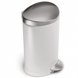 Урна с педалью полукруглая 6л Київ - зображення 1