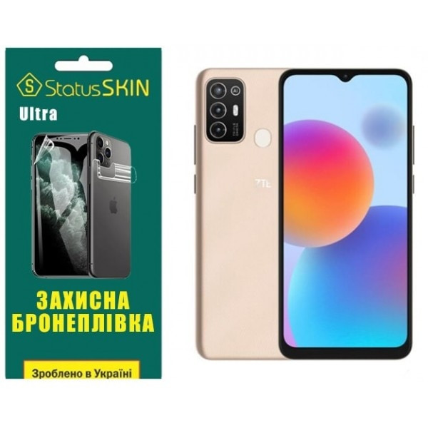 Поліуретанова плівка StatusSKIN Ultra на екран ZTE Blade A52 Глянцева (Код товару:25947) Харків - зображення 1