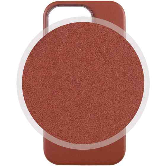Кожаный чехол Leather Case (AAA) with MagSafe and Animation для Apple iPhone 14 Pro Max (6.7") Херсон