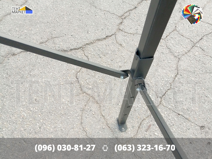 Намет 4.5х3.0 розсувний трансформер з міцним стальним каркасом. Шатри палатки розсувні виготовлення Запорожье - изображение 11