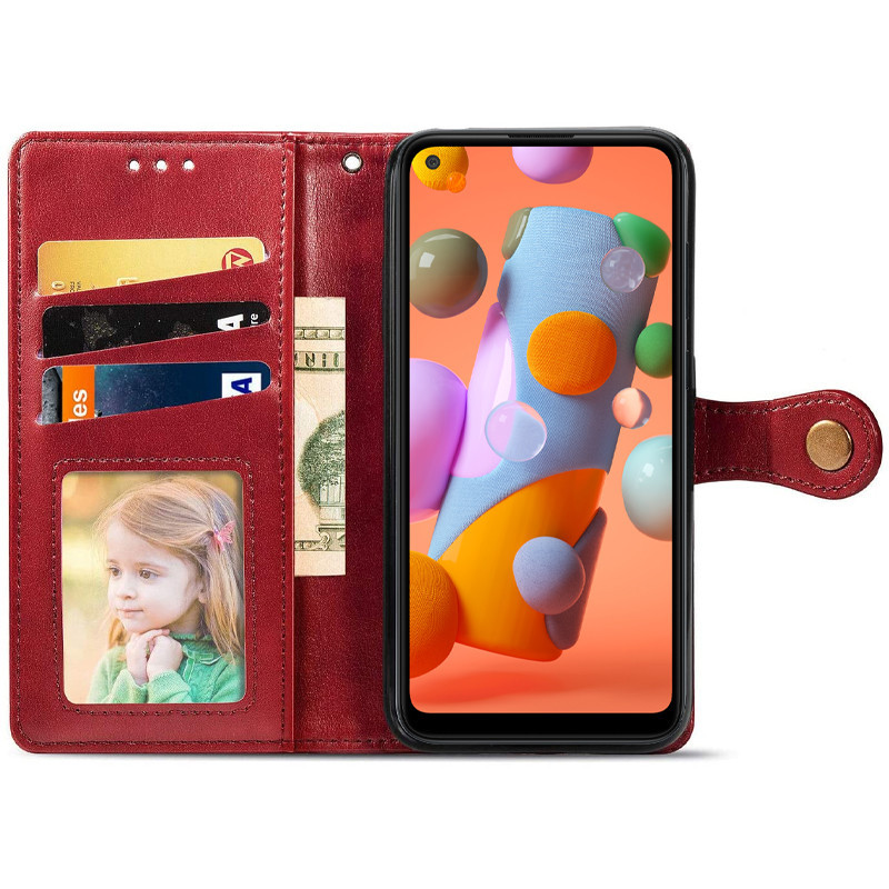 Кожаный чехол-книжка GETMAN Gallant (PU) для Samsung Galaxy A11 Херсон - зображення 2