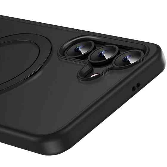 TPU+PC чехол MagSafe Colorful HQ Ring для Samsung Galaxy S25 Херсон