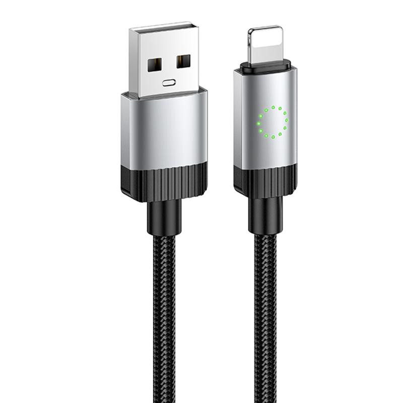 Дата кабель Hoco X117 Star USB to Lightning 2.4A (1m) Херсон - зображення 1