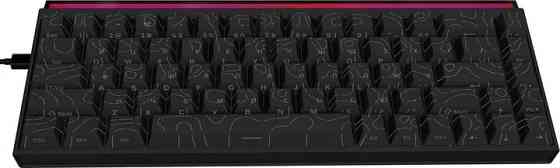 Клавиатура компьютерная проводная Ajazz NK68 Red switches Side Contour Black NK68-R-S-B черная Київ