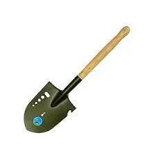 Лопата саперная с деревянной рукояткой Київ - зображення 1
