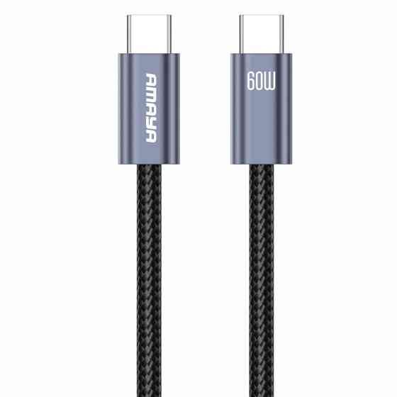 Дата кабель Amaya 61CC Type-C to Type-C 60W (1m) Херсон