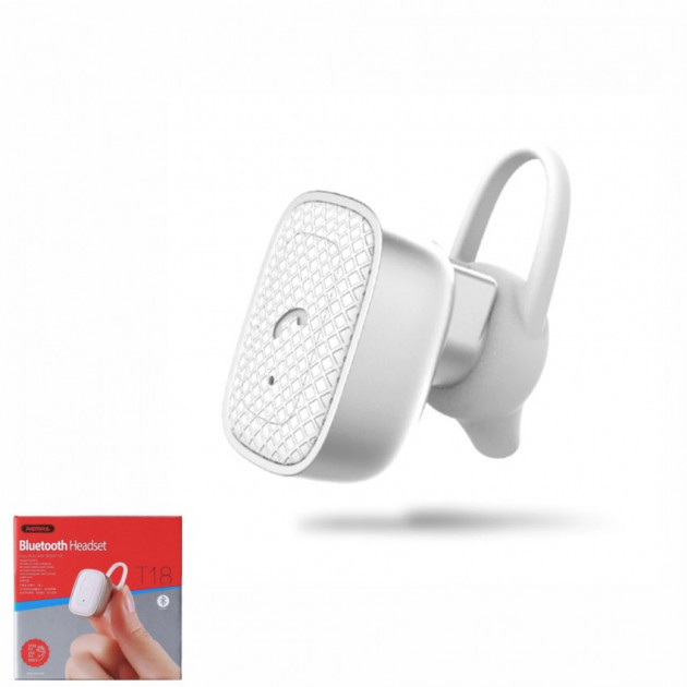 Bluetooth гарнитура Remax RB-T18-White Київ - зображення 1