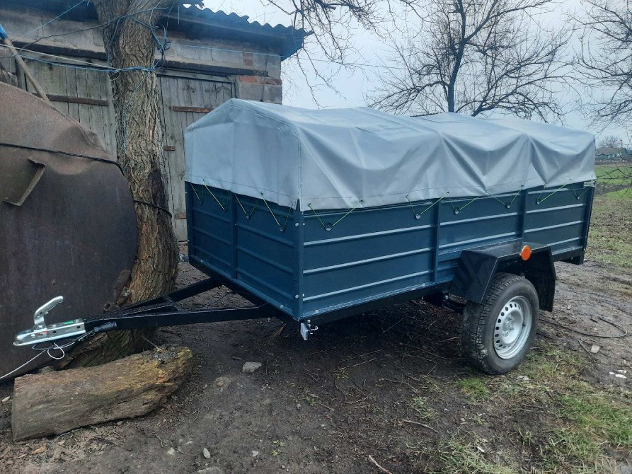 Новий причіп одновісний 250х150х50 від виробника "Дніпро" Кам'янець-Подільський - зображення 1