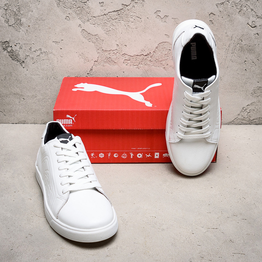 Мужские кожаные кроссовки  Pm Smash White Киев - изображение 9