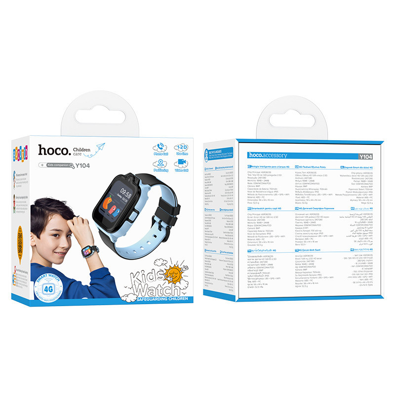 Детские cмарт-часы Hoco Y104 4G Херсон - зображення 5