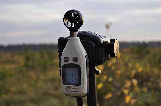 Цифровой анемометр 0,1-30м/с, -10-45°C BENETECH GM816A Харків