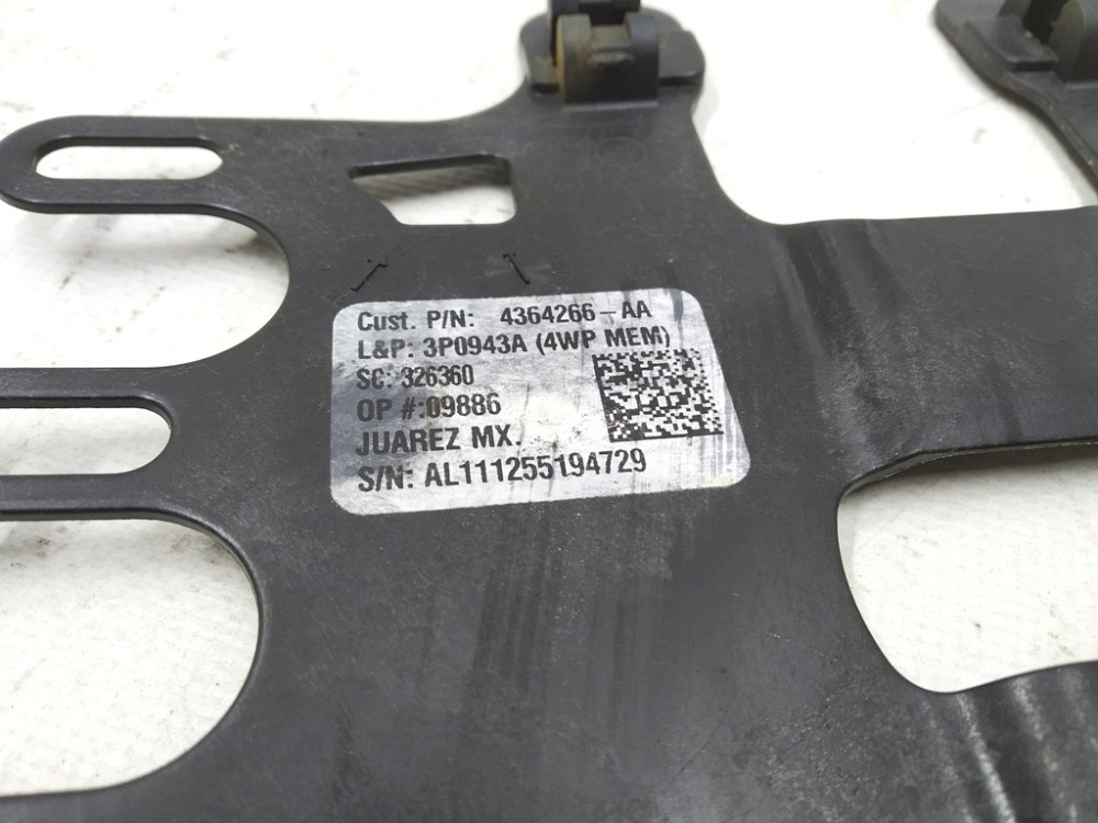 Каркас поясничного упора сиденья водительского/пассажирского пластик Tesla model S REST, model X 987 Київ - зображення 3