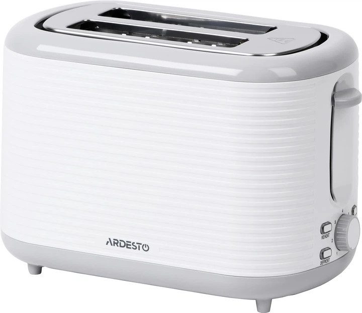 Тостер Ardesto T-F17WG 930 Вт белый Київ - зображення 1