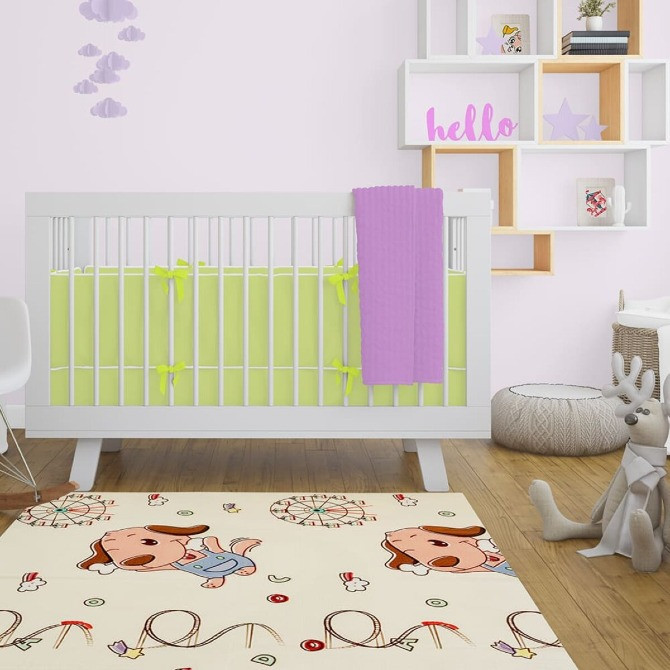 Дитячий с розвиваючий термокилимок 120х180х0,8см "Кошенята | Цуценята" SW 00001318 Одеса - зображення 1