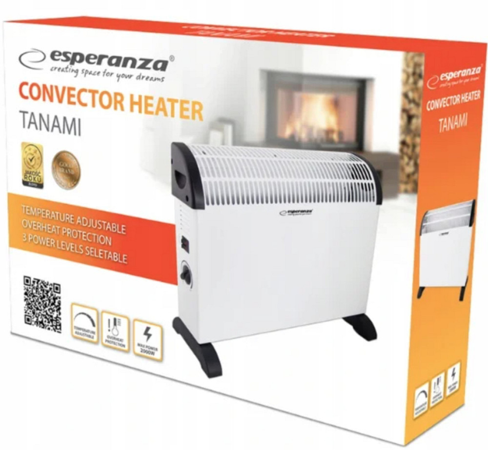Конвектор Esperanza EHH-008 2000 Вт Київ - зображення 2