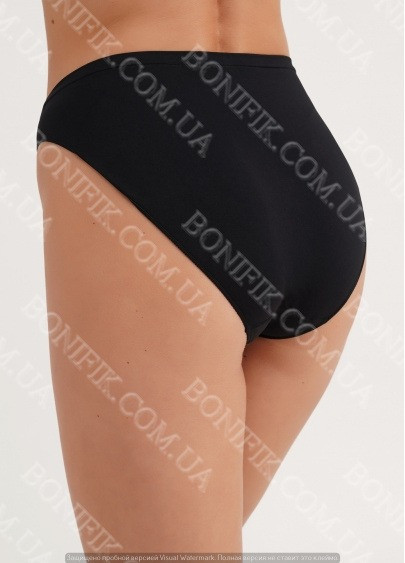 Трусы чёрные высокие с вырезом по бедру "Hi-Leg Briefs" Кривой Рог - изображение 3